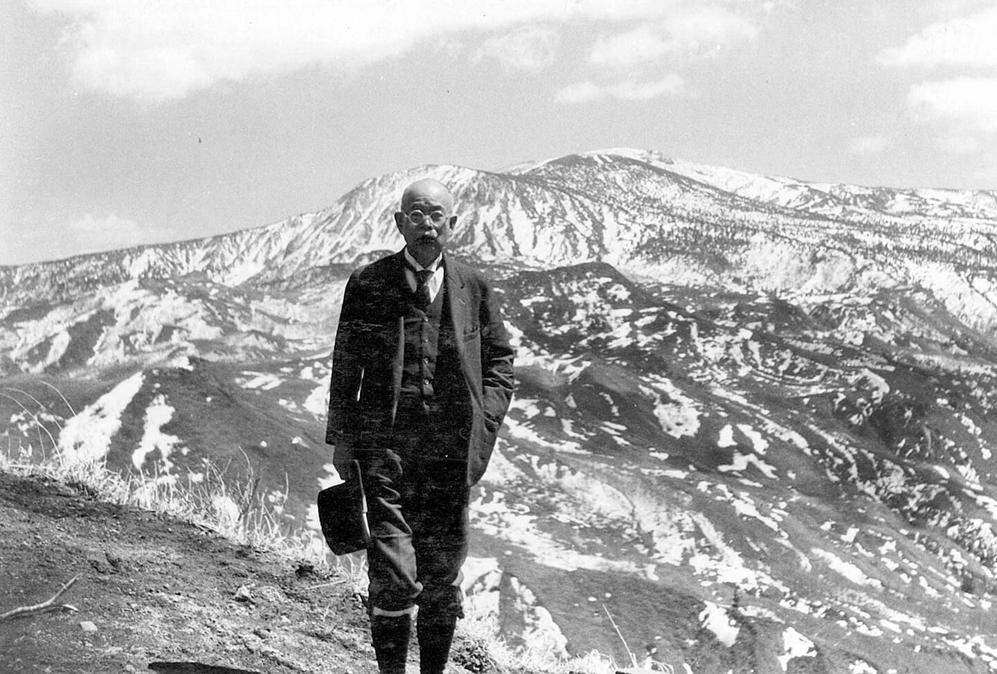 瀧山山頂にて（昭和16年）