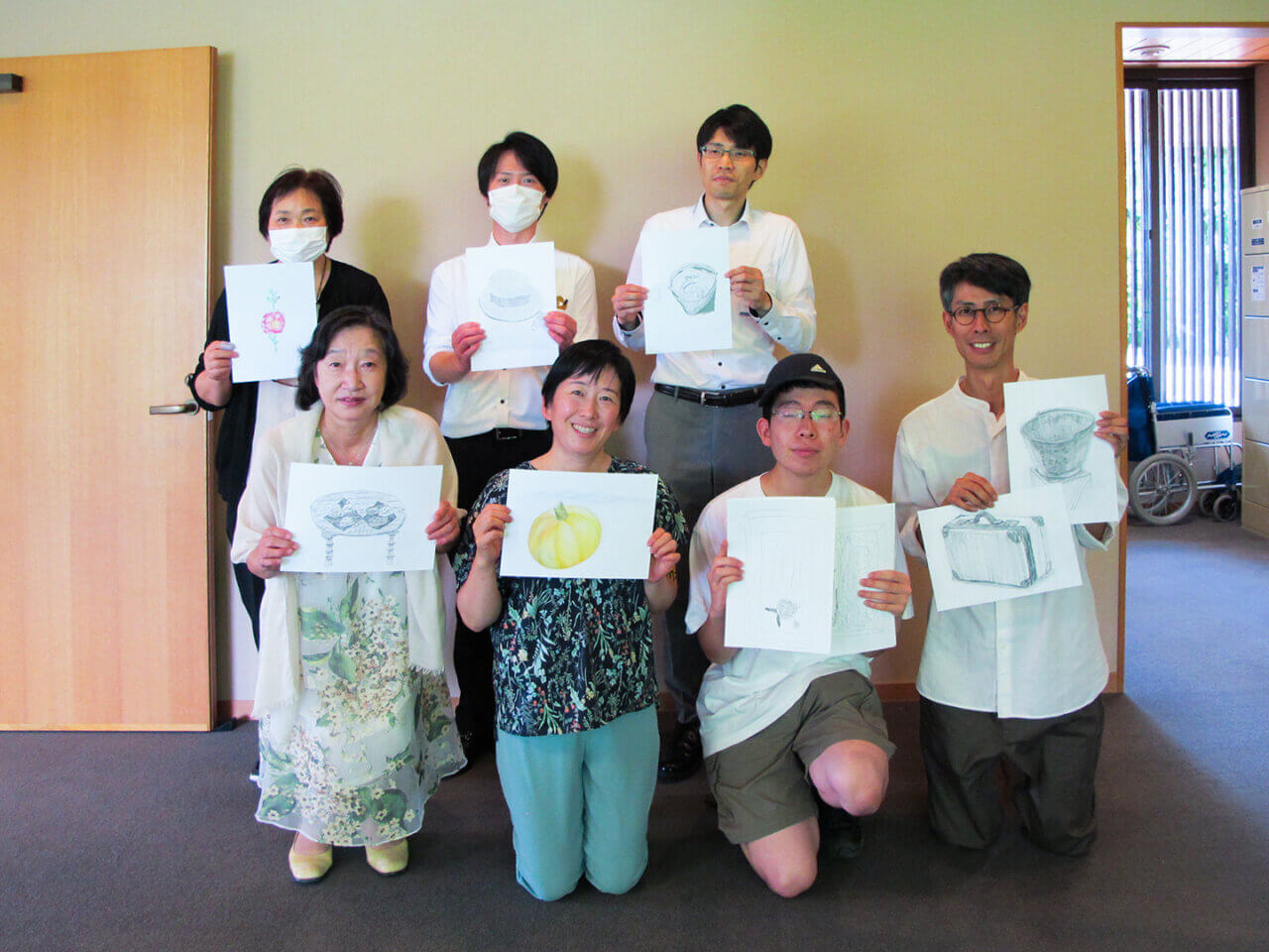 夏休みワークショップ/「茂吉記念館スケッチ会」
